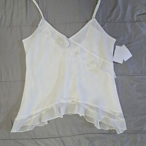 Abound Cream Ruffle Camisole Top